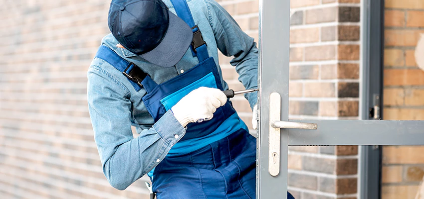 Pivot Storefront Door Locks Installation in Mammoth Lakes, California
